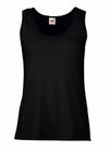 Fruit of the Loom Lady-Fit Valueweight Vest t-shirt mouwloos dames