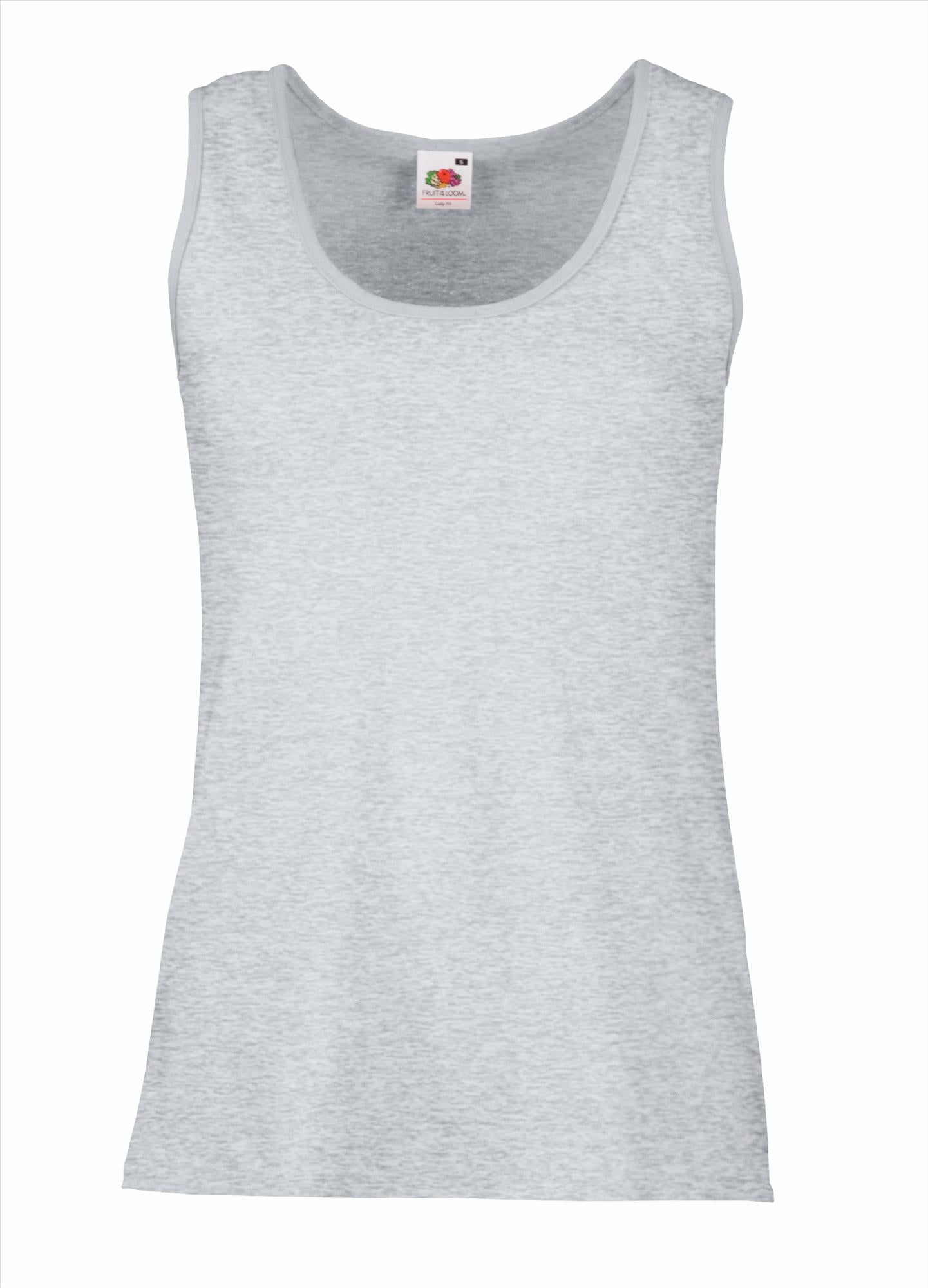 Fruit of the Loom Lady-Fit Valueweight Vest t-shirt mouwloos dames