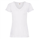 Fruit of the Loom Lady-Fit Valueweight V-neck T t-shirt dames