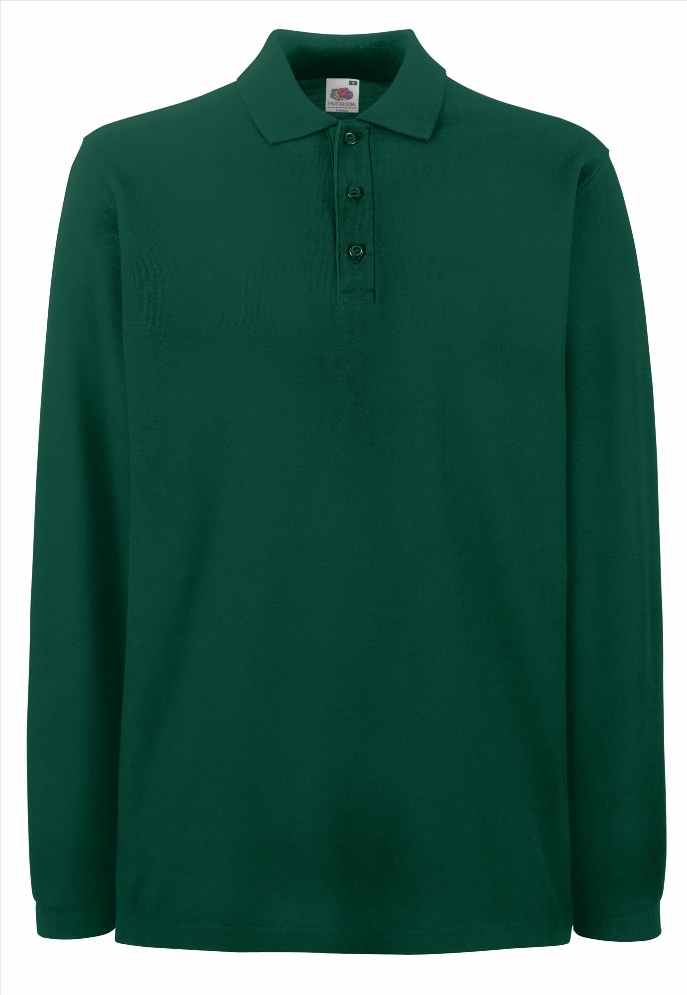 Fruit of the Loom Premium Polo Longsleeve poloshirt lange mouw heren/unisex